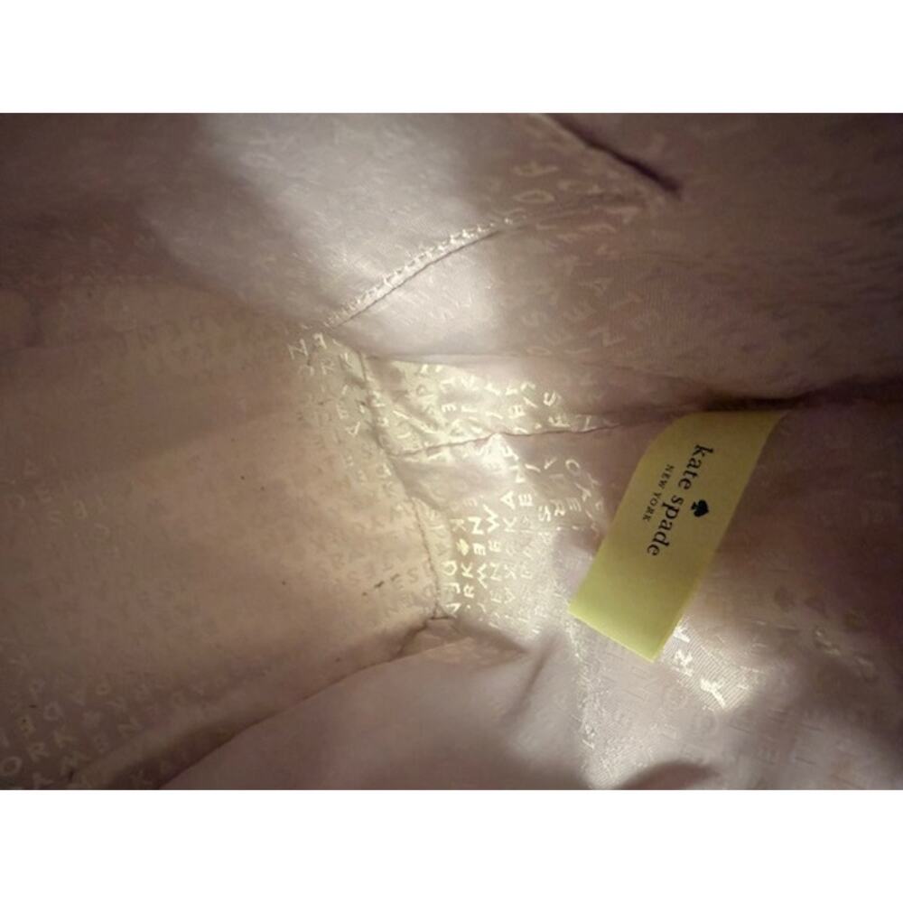 KATE SPADE TOTE LIGHT PINK WITH PINK GLITTER DOTS - Picture 5 of 7
